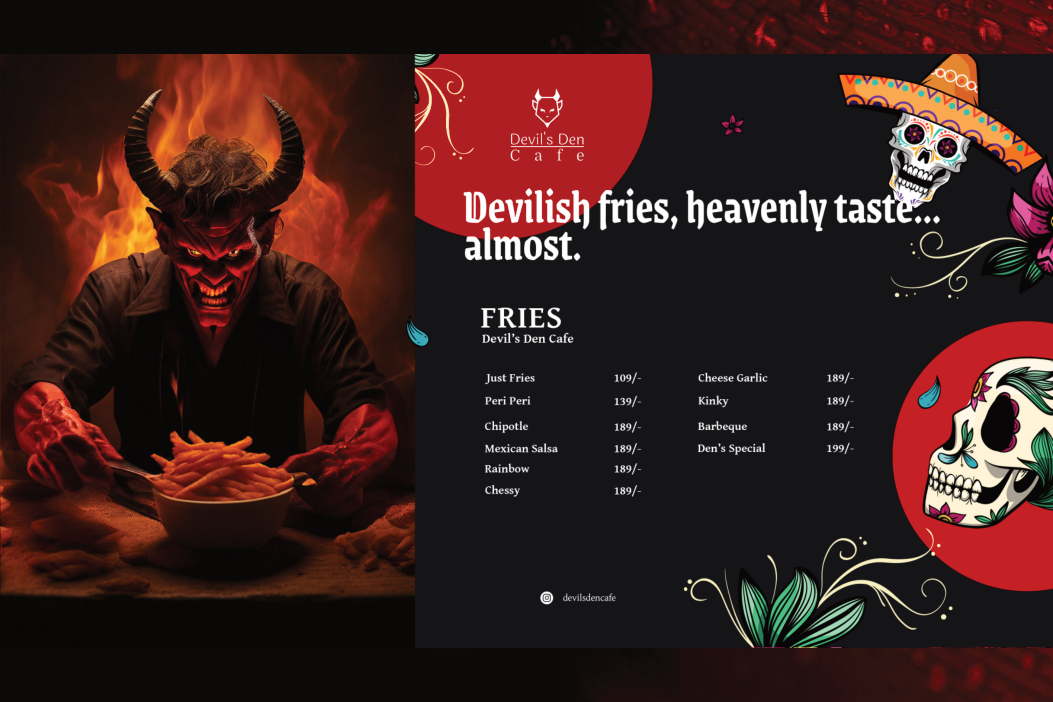 Fries menu