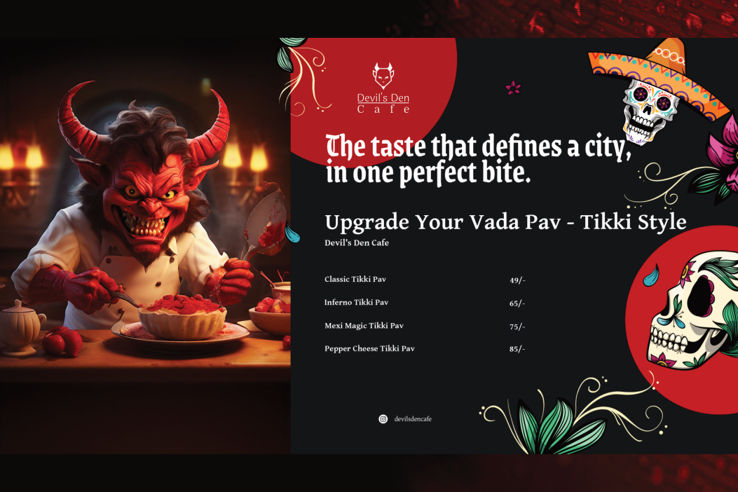 Tikki Pav menu